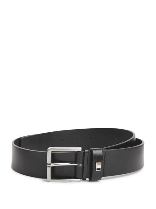 Cintura da uomo nera BOSS | 50486839 THER-FLAG-E_SZ35.001